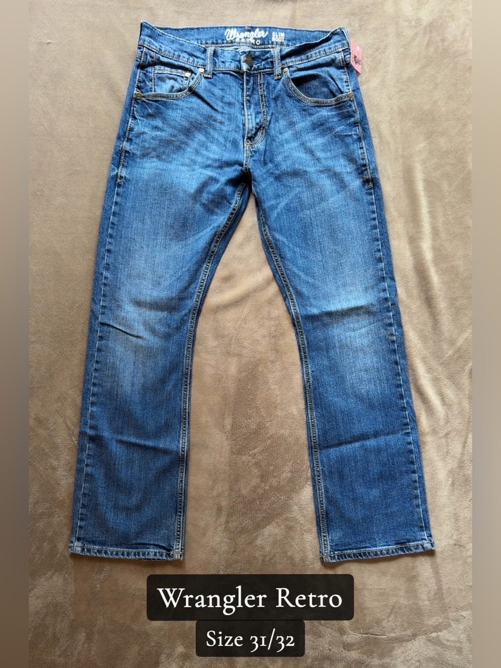 Wrangler Retro Men’s Bootcut Jeans - Blue